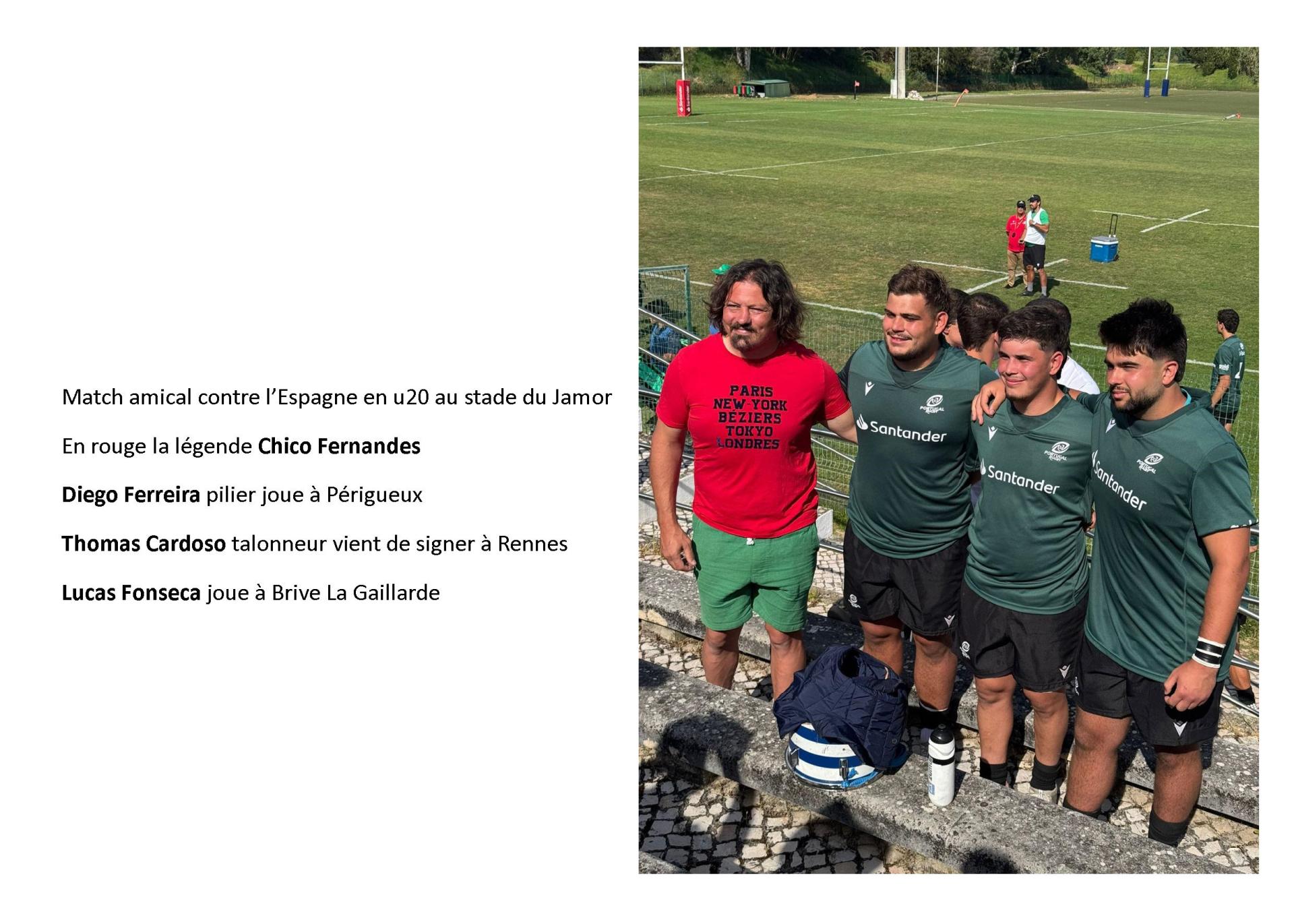 Match amical contre l'Espagne
