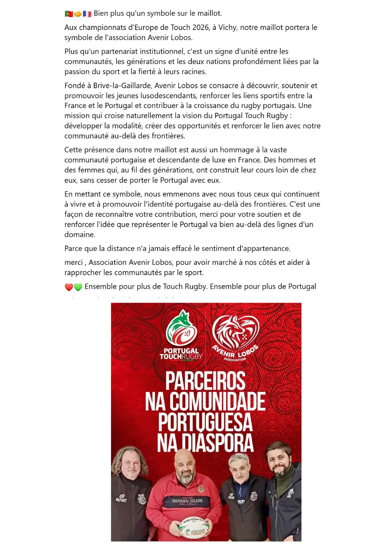 Touch rugby Portugal